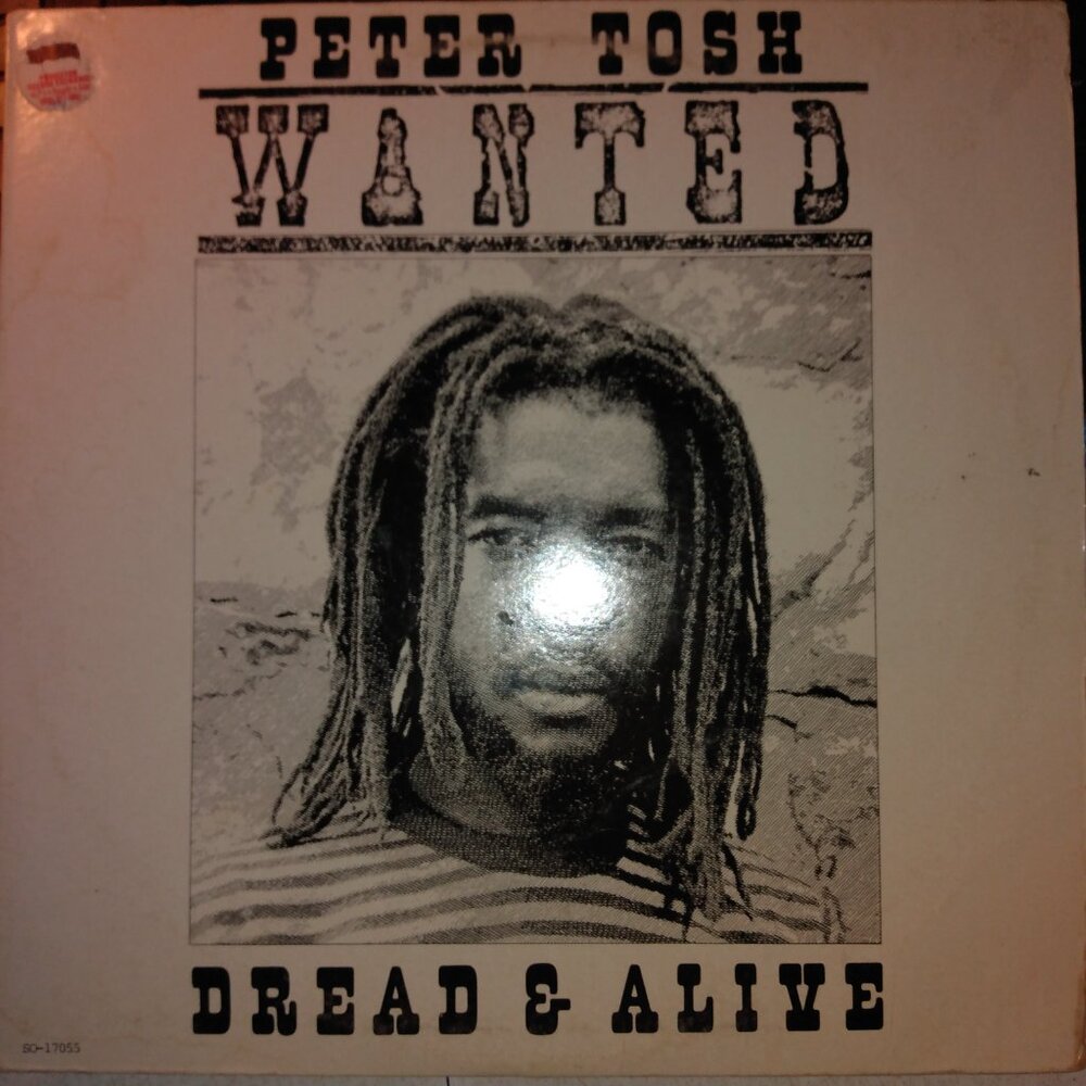 PETER TOSH "WANTED DEAD OR ALIVE" 12" VINYL LP